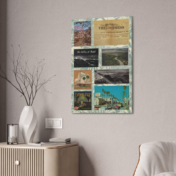 Vintage San Fernando Valley California Canvas Art Print (V2) - Image 4